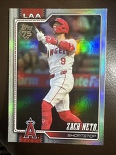 2026 Topps Series 1 - Zach Neto - Silver Foil Parallel