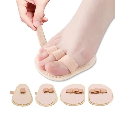 PEDIMEND Toe Splint & Straightener Hammer Toe for Claw, Curled, Crooked Toe Pads