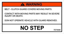Polaris Sportsman Trailboss Atv Warning Decal No Step Polaris Sportsman Trailboss Atv Warning Decal No Step