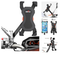 Grefay Motorrad Handyhalterung RüCkspiegel Halterung 360 Drehbar FüR 3,5-6,5