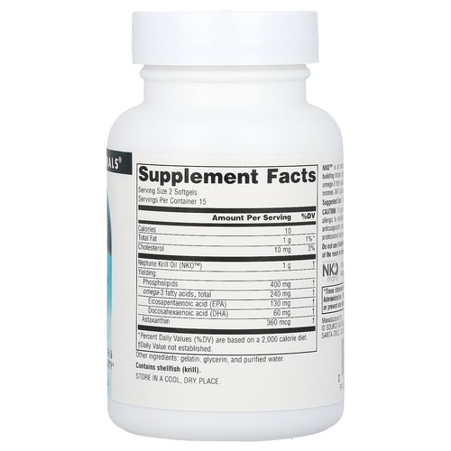 NKO™, Neptune Krill Oil, 500 mg, 30 Softgels - Picture 2 of 2