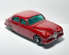 Very Nice Vintage Matchbox Lesney 1-75 Series #65 Jaguar 3.4 Litre Sedan in Red