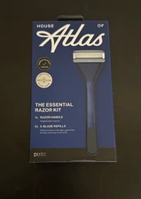 House of Atlas The Essential Razor Kit 1 Razor Handle Men’s New Box