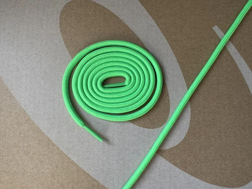 Asics Lacci per cordoncino tondi originali colore verde lunghezza 95 cm larghezza 4 5 mm