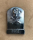 YPS 3oz Silver Tombstone 2022 Yeager's Poured Silver Blackened Halloween Bar