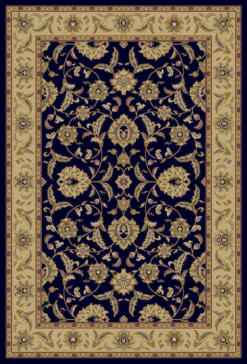 Tapis classique bleu marine anti-tache pour masquer la poussière de l'entrée