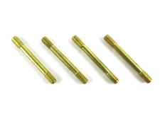 2" Brass Float Valve Stem Threaded Rod 1/4-20 Threads (Lot of 4)