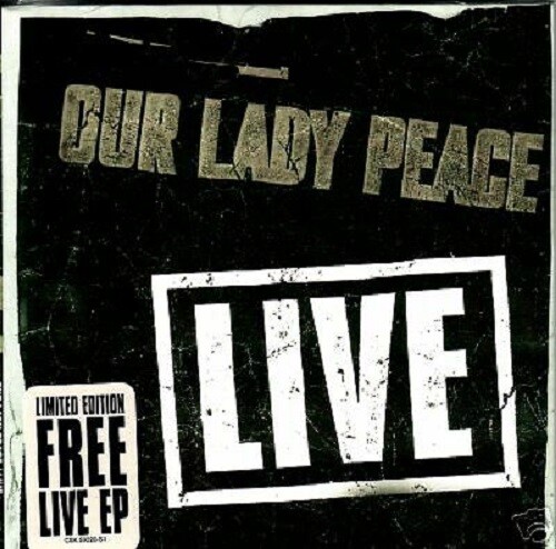 OUR LADY PEACE 2002 Rare 4TRX UNRELEASED LIVE TRX PROMO DJ CD Single SEALED USA