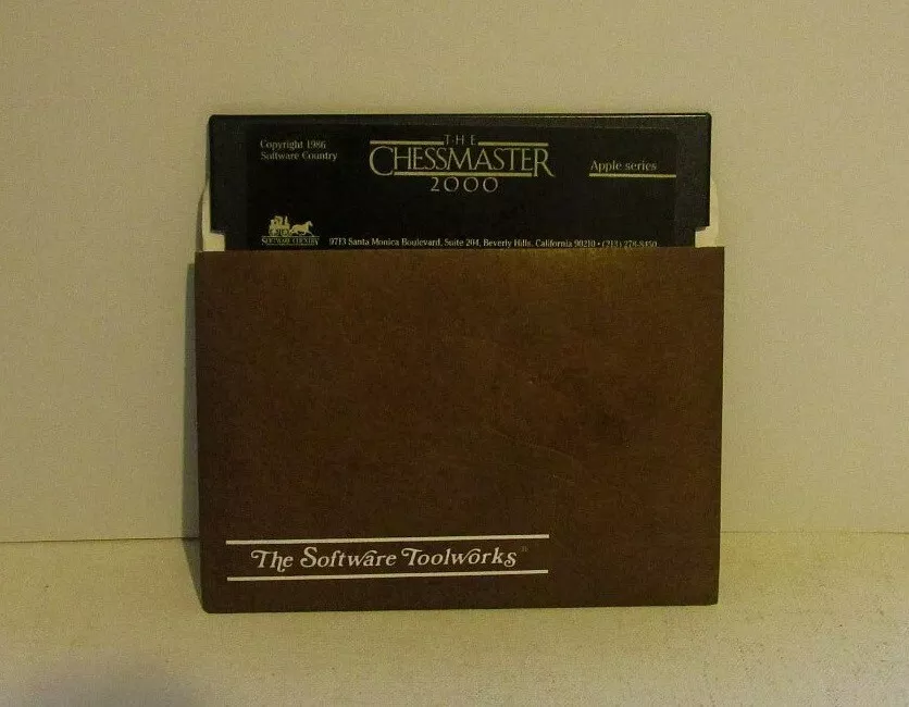 SEALED Chessmaster 2000 Software Toolworks Apple II+ plus,IIe,IIc,IIgs  computers