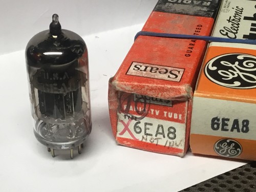 LAMPY TESTOWANE PRZEZ NOS 6LC8 6EH7 6EA8 6AL5 6DC6 6AM8A 6EB5 6U8A 6CQ8 6DT6A 6J9 6DT6 - Zdjęcie 7 z 15