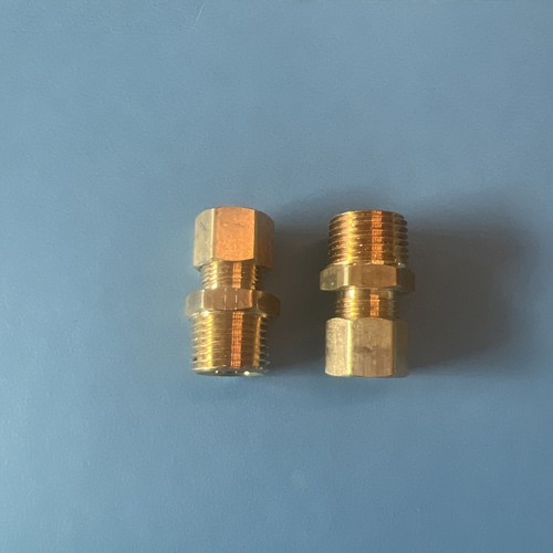 4-pack AMC 1/2" Tubing X 1/2" Male NPT Brass Compression Fittings - Picture 5 of 5