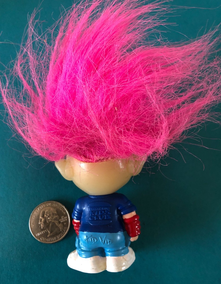 海外輸入人形 Burger King Glowビンテージ トロール Trolls Vintage Glow-in-the-Dark Trolls Kids Club 1993 Burger King