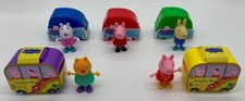 Peppa Pig Car Surprise  Figures Lot of 5: Suzy Sheep, Candy Cat, Richard,  3