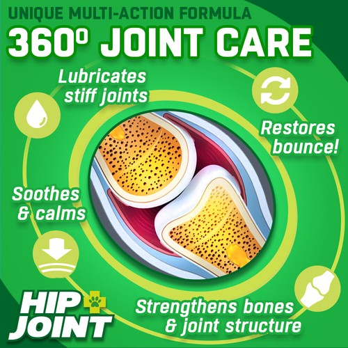 Dog Joint Supplement Tablets Glucosamine for Dogs Joint Care Advanced Joint Aid - Picture 30 of 56