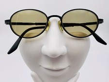 Vintage Boulevard Boutique Matte Black Oval Sunglasses FRAMES ONLY