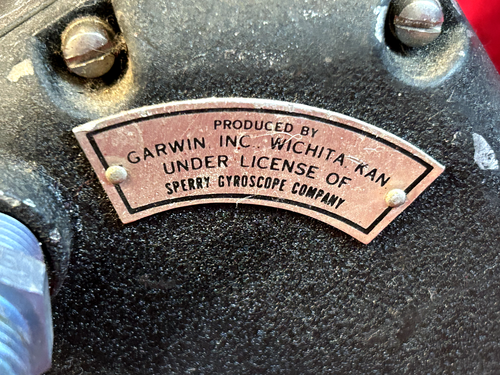 GARWIN DIRECTIONAL GYRO INDICATOR P/N 646050-ITN-4 BEECHCRAFT VINTAGE - Bild 2 von 9