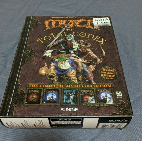 Myth: The Total Codex. MAC format Video Game. Complete in Box