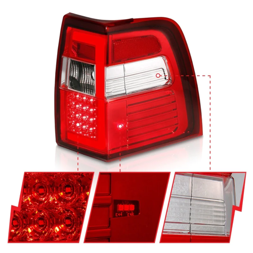 ANZO 311410 TAIL light FITS 07 17 for expedition led taillights w light bar chro - Picture 8 of 16