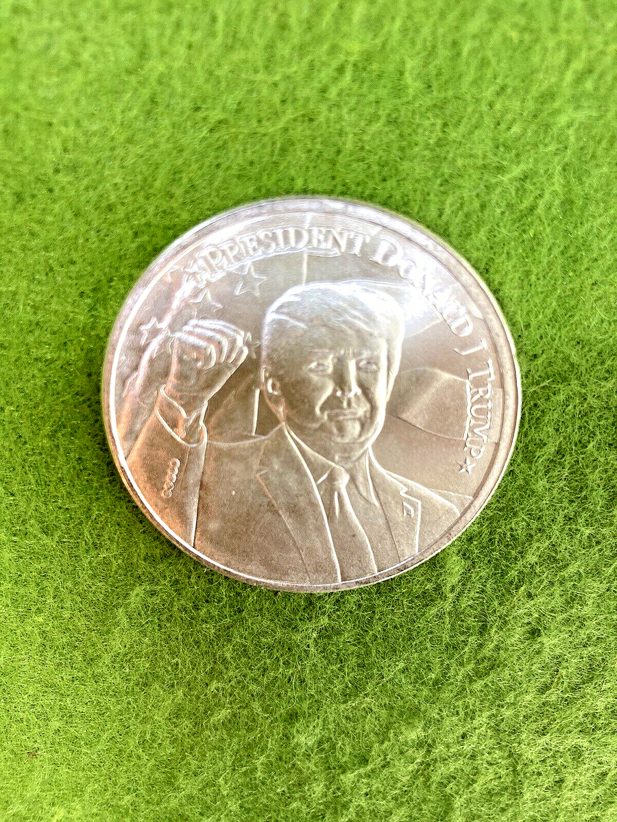 DONALD TRUMP Silver Coin 1 OZ SILVER .9999 COIN 2020