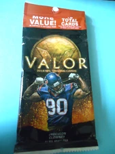 2014 Topps Valor Football card wrapper - Value Pack - Jadeveon Clowney - Texans