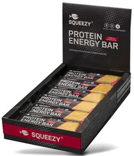Squeezy Protein Energy Bar Karton 12 Riegel 50g *Mindesthaltbarkeit 11-2025*