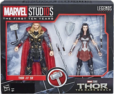 Thor Sif The Dark World 2-Pack Marvel Legends 15cm Figur Hasbro - Bild 1 von 2
