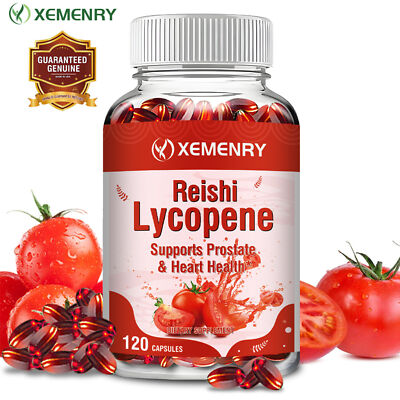 Reishi Lycopene 300mg - Anti-Aging, Anti-stress, Digestion and Prostate Health