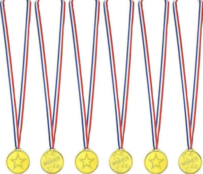 Kinder GEWINNERMEDAILLE Gold Kinder Party Spiel Spielzeug Gewinn Preis Auszeichnung Sporttag