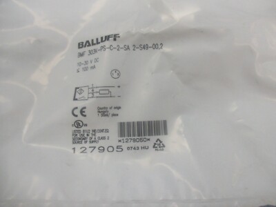 Balluff Model: BMF 303K-PS-C-2-SA 2-S49-00,2 Reed Switch. New Old Stock ...