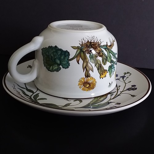 Luxemburg Villeroy@Boch "Botanica" Tea/Coffee Cup and Saucer Set Vintage - Picture 11 of 13