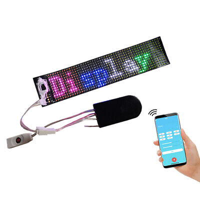 RGB Bluetooth APP control LED Screen Removable T-Shirts LED