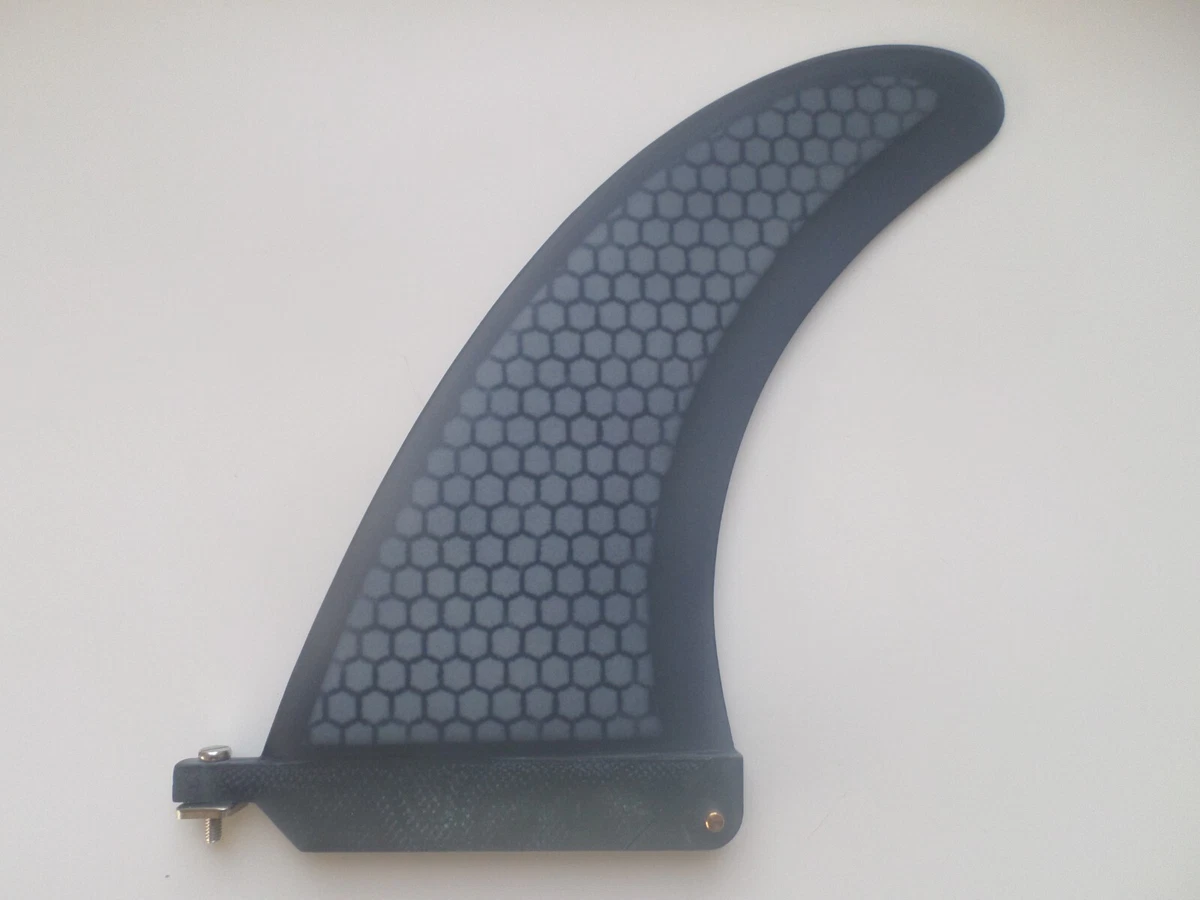 Fibreglass SINGLE FIN 7.5 inch HEXCORE surfboard FIN with screw