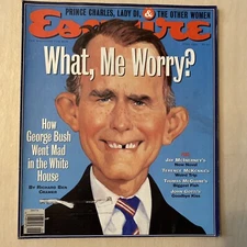 Esquire Magazine June 1992 George Bush, Prince Charles & Lady Diana