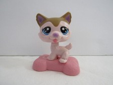 Littlest Pet Shop LPS Husky Dog Figure 2010 McDonald's Happy Meal Toy