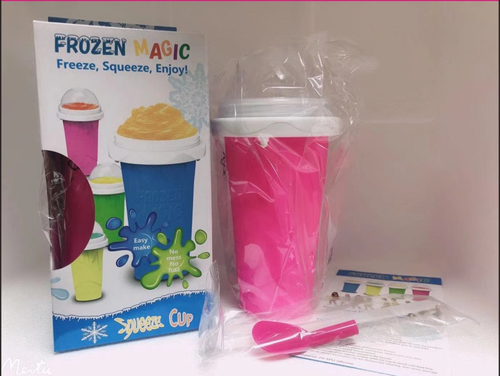 Tassenmaschine Frozen Quick Smoothies Cooling Magic Squeeze Schlushy Creme Eis Slushie - Bild 8 von 8