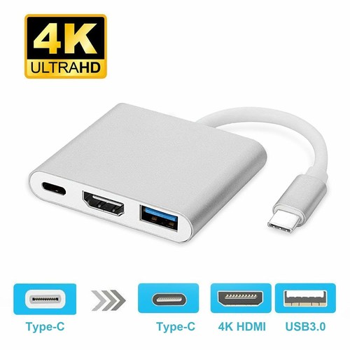 USB Type-C to HDMI Mirror Adapter 4K HDTV For Samsung Galaxy LG Phone Macbook - Picture 16 of 20