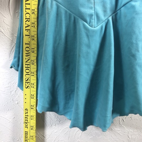 Del Arbour Ladies 0-2 Figure Ice Skating Dress Blue Short Sleeve EUC - Picture 11 of 14