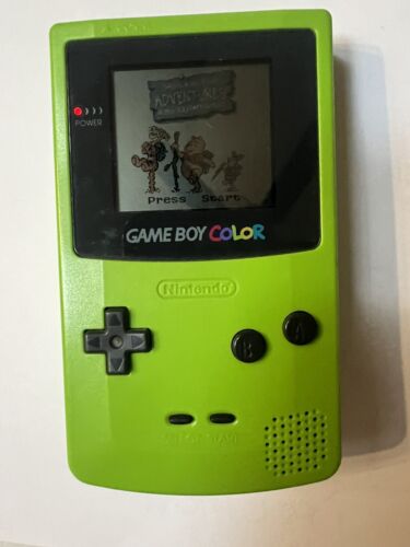 Consola Nintendo Game Boy Color CIB - Verde Kiwi PROBADA con Insertos - Imagen 23 de 23