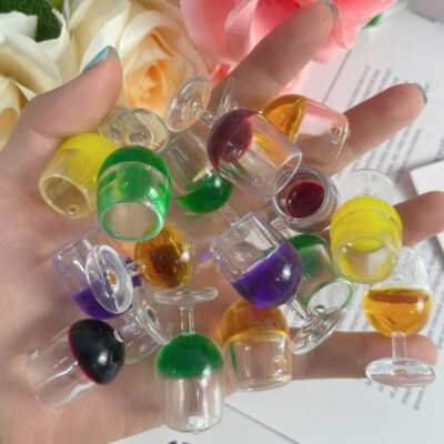 6PC 1/6 Scale Dollhouse Miniatures Mini Drink Big Wine Cup Bar Accessories Lot
