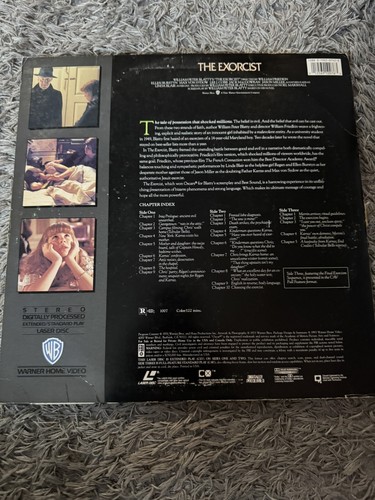 The Exorcist Laserdisc Movie Film Cult Classic - Afbeelding 2 van 2