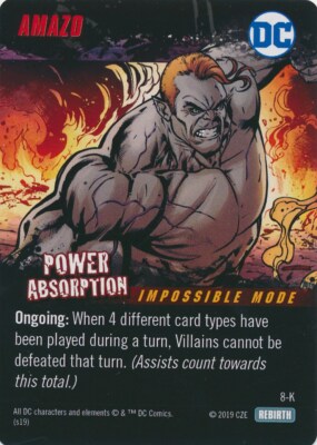 AMAZO DC Comics Deck Building Game REBIRTH IMPOSSIBLE MODE | eBay