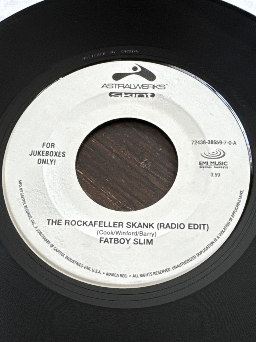 FATBOY SLIM  PRAISE YOU  レコード　7inch FATBOY SLIM / PRAISE YOU ／ ROCKAFELLER SKANK [7inch