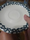 6.5" Saucer Folk Craft Moose Country Tienshan Green Sponge Lodge Cabin Stoneware — photo 7