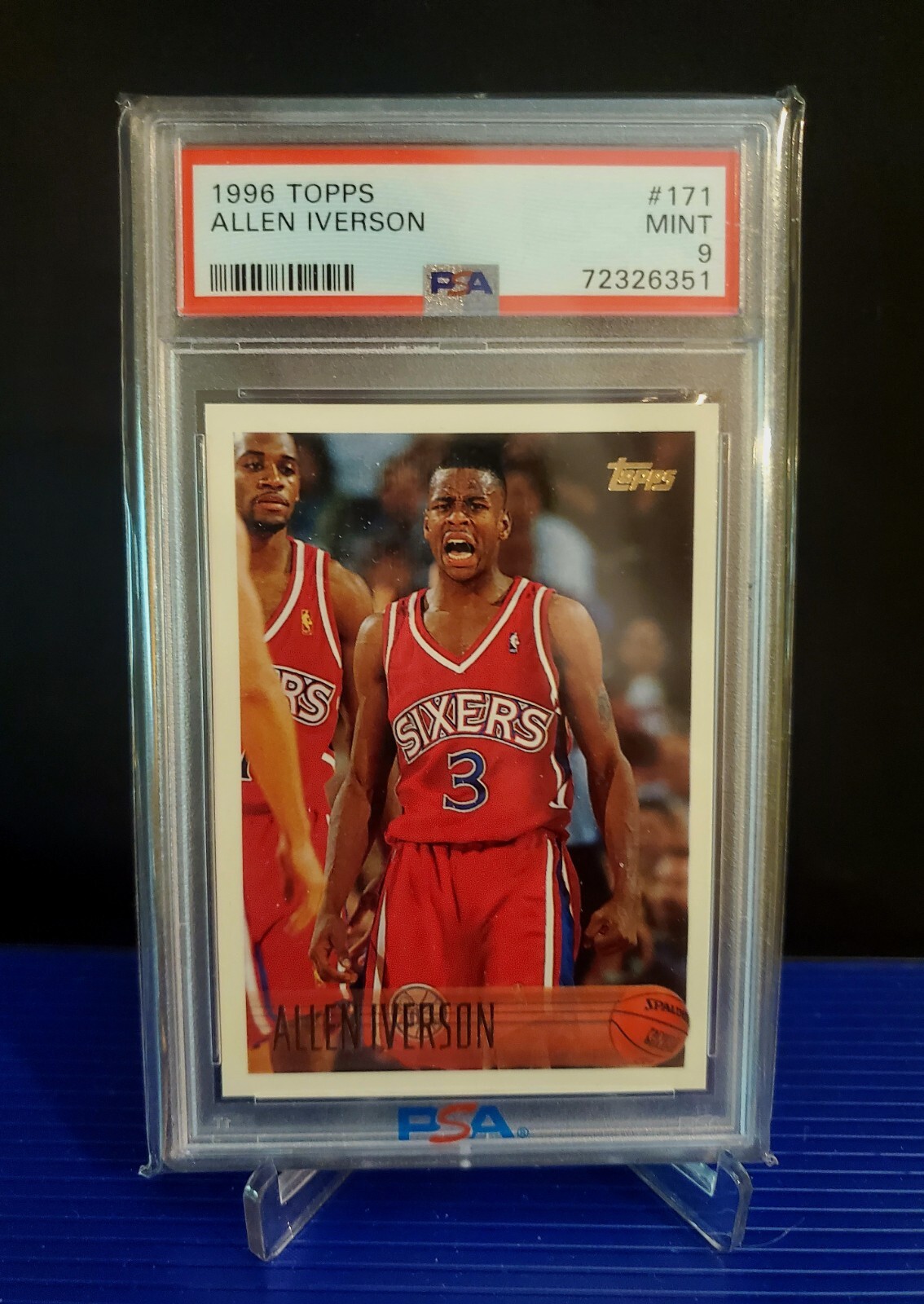 その他 NBA topps 96 97  #171 allen iverson+1sc 1996-97 Allen Iverson Topps Rookie Card #171 BGS 8.5 NM-MT+ | eBay