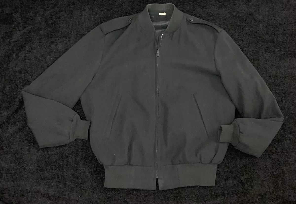 Army officer black best sale jacket
