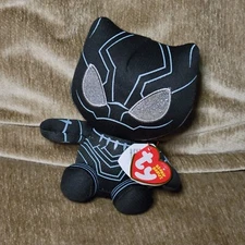 Ty Beanie Babies Avengers Black Panther 6" New