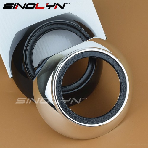 Iris HID Projector Shrouds Masks Bezels for Projector Retrofit Chorme Black - Bild 1 von 12