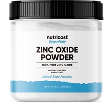 Nutricost Zinc Oxide Powder (500 Grams) 100% Pure, No additives - Vegan, Non-GMO