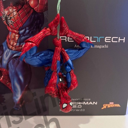Kaiyodo Revoltech Amazing Yamaguchi Spider-Man Ver.2.0 Action Figure PVC Gifts - Picture 8 of 19