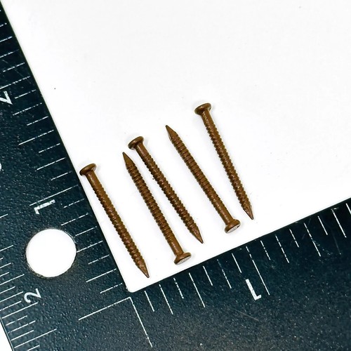 Everbilt Brown Paneling Nails for Panel to Stud Attachment 1in Ring Shank 40 pcs - Picture 12 of 12